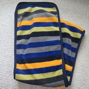 GAP Kids Striped Scarf - Blue, Yellow, Gray.